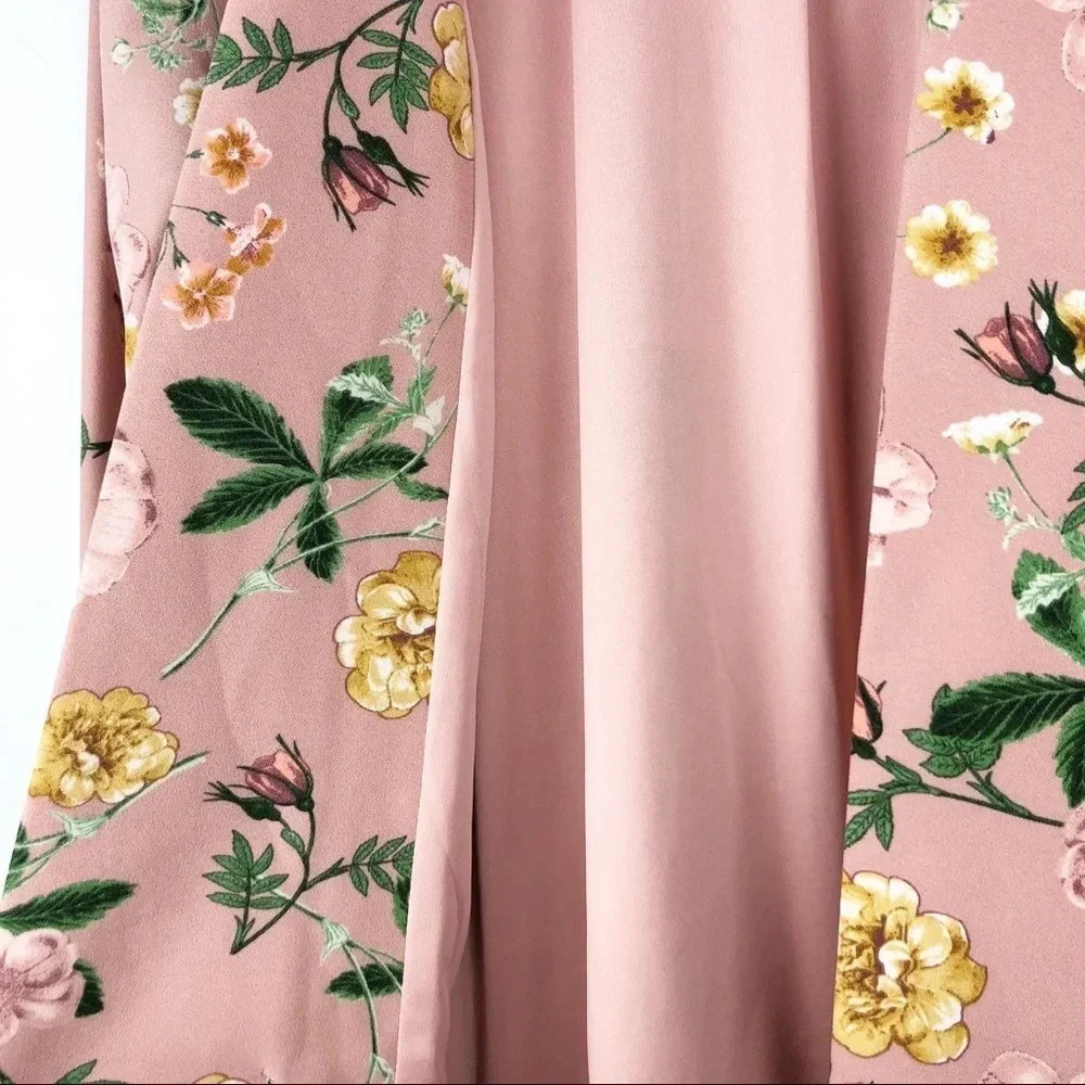 Du Jour | Floral Open Front Blazer Cardi - Picture 6 of 8